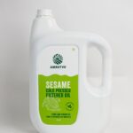 Amrutva Cold Pressed Sesame Oil - 100% pure and natural; extracted using traditional methods. Rich in nutrients and antioxidants; this organic cold pressed sesame oil is perfect for cooking and overall wellness.