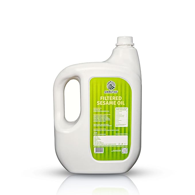 Amrutva Filtered Sesame Oil - 5 Liters