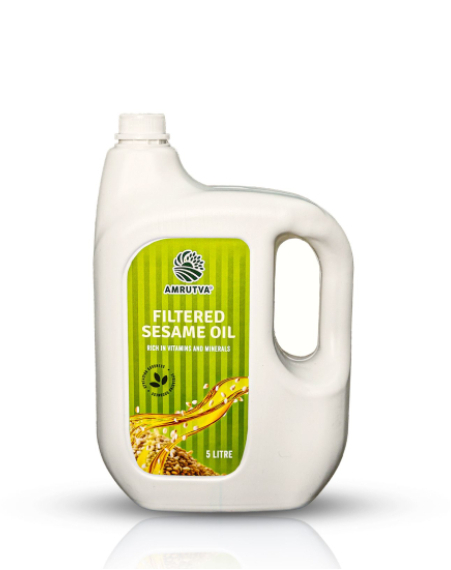 Amrutva Filtered Sesame Oil - 5 Liters