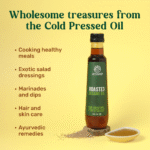 Roasted sesame oil 500 ml with its benefits