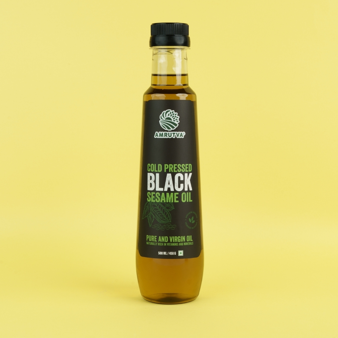 Amrutva Cold Pressed Black Sesame Seed Oil