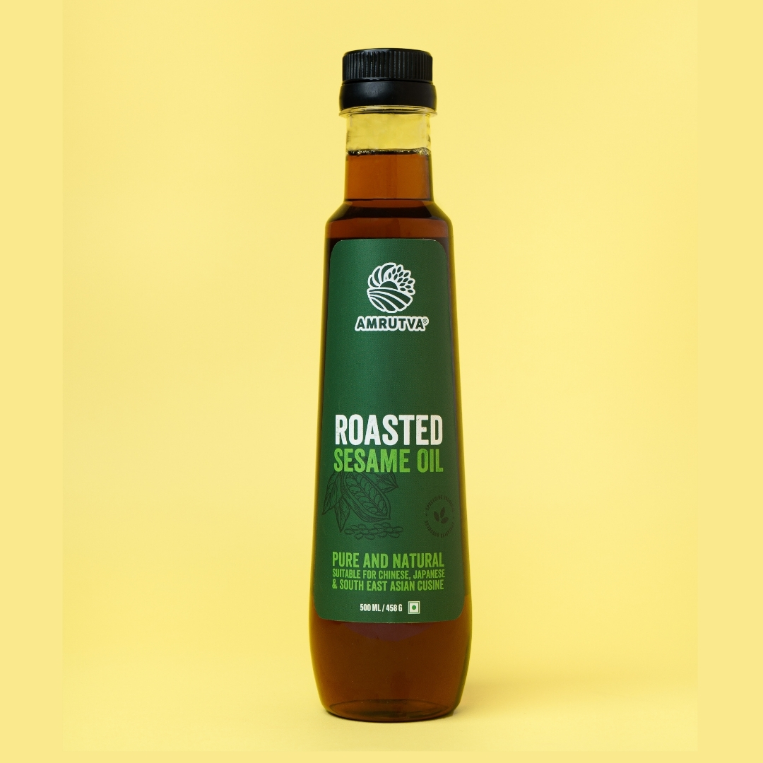 Roasted sesame oil 500 ml front