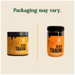 Amrutva Black Tahini made from roasted black sesame seeds. Perfect for dips; spreads; and more. Boost heart health with this excellent source of fiber.