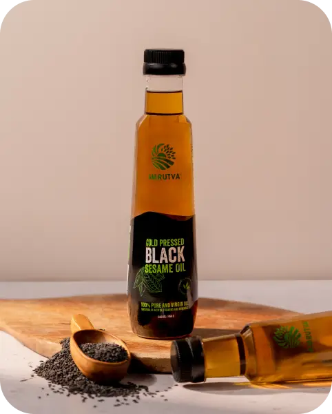 Amrutva Cold Pressed Black Sesame Seed Oil