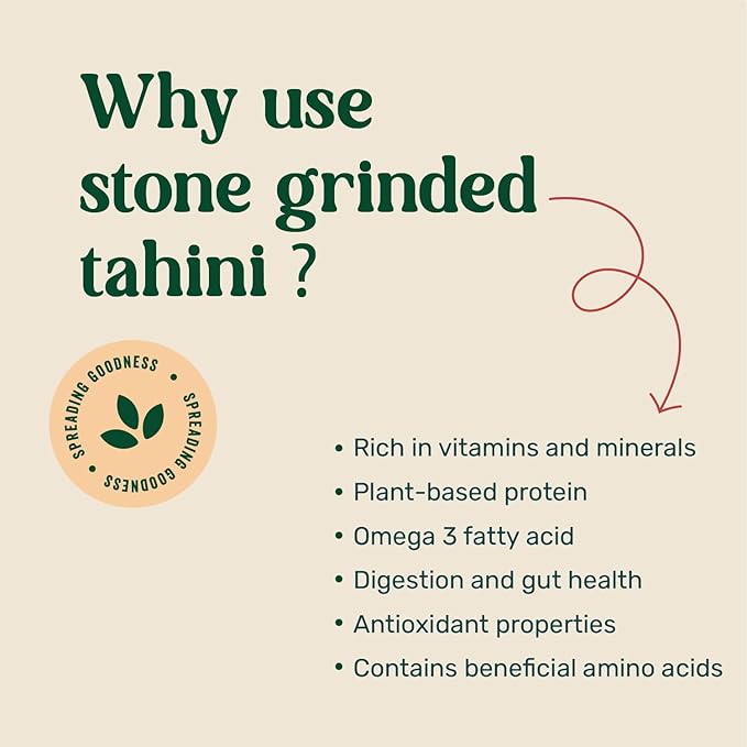 Amrutva Tahini Combo: White and black tahini paste made from stone-ground sesame seeds.