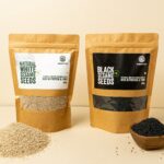 Natural black and white sesame seeds; rich in protein and fiber. 100% natural and sustainably grown.