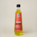 Amrutva Cold Pressed Groundnut Oil made with premium Indian peanuts using traditional wooden kolhus/chekku. This groundnut oil is 100% natural; pure; and perfect for cooking
