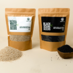 Natural black and white sesame seeds; rich in protein and fiber. 100% natural and sustainably grown.