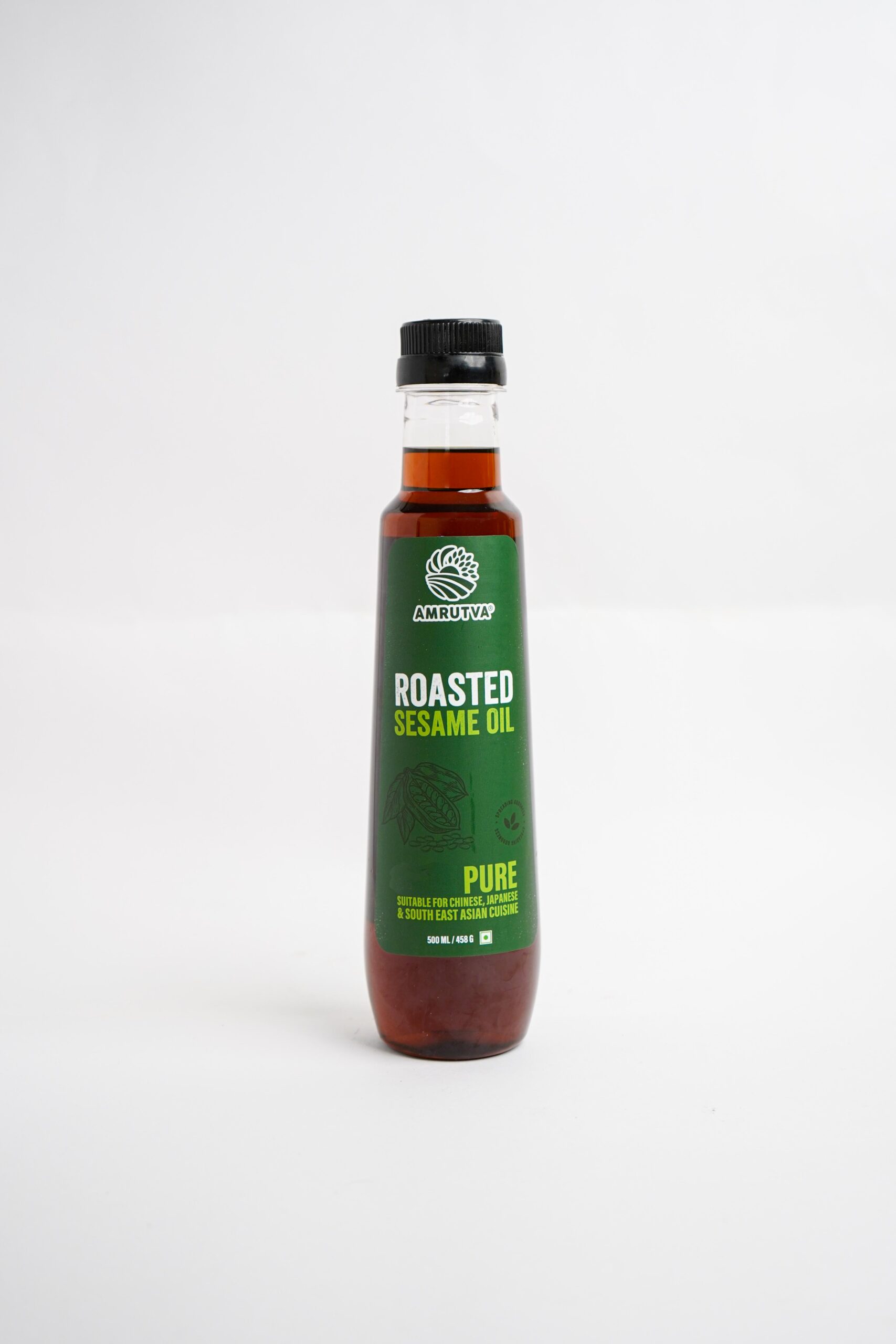 ROSTED SESAME OIL 500 ML BOTTLE AMRUTVA