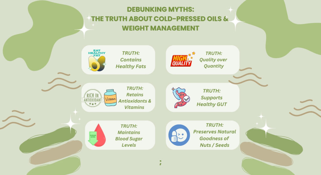 Debunking Myths: The Truth About Cold-Pressed Oil and Weight Management